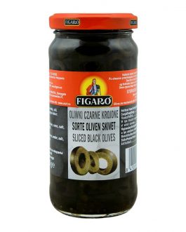 Figaro Sliced Black Olives, 240g