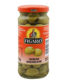 Figaro Plain Green Olives, 240g