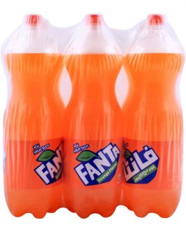 Fanta Orange 2.25 Liters, 6 Pieces