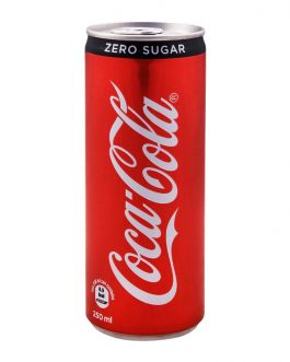 Coca Cola Zero Calories Can (Local) 250ml