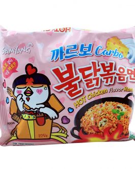 Samyang Carbo Hot Chicken Flavor Ramen Noodle, Stir-Fried, 1...