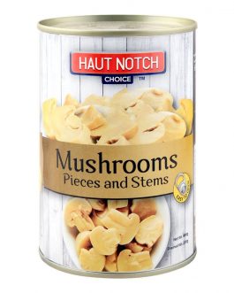 Haut Notch Mushrooms, Pieces & Stems, 400g