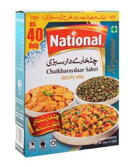 National Chatkharaydar Sabzi Recipe Masala Mix, 23x2g