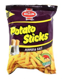 Kolson Potato Sticks, Pepper & Salt, 18g