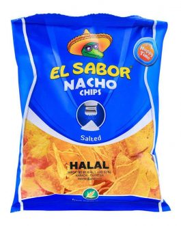 EL Sabor Nacho Chips, Salted, 100g