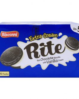 Bisconni Rite Extra Cream Biscuits, 24 Tikky Packs