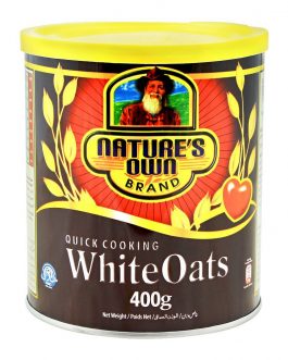 Nature’s Own Quick Cooking White Oats, 400g, Tin