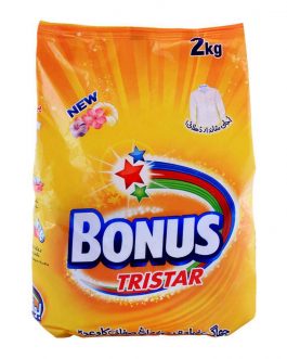 Bonus Tri Star Detergent Powder 2000g