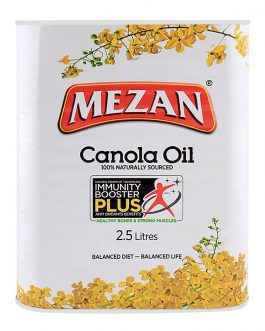 Mezan Canola Oil 2.5 Litres Tin