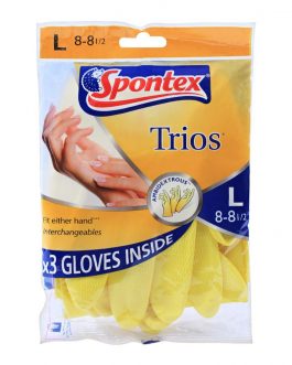 Spontex Trios Hand Gloves Large