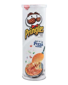 Pringles Potato Crisps, Pizza Flavor, 107g