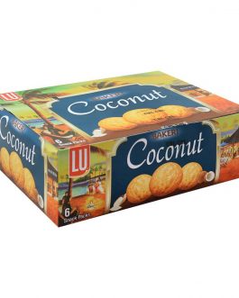 LU Bakeri Coconut Cookies, 6 Snack Packs