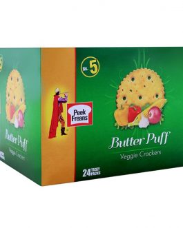 Peek Freans Butter Puff Veggie Biscuit, 24 Ticky Packs