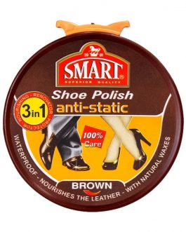 Smart 3-In-1 Shoe Polish Anti-Static Brown 50ml