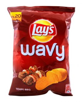 Lay’s Wavy BBQ Potato Chips 23g