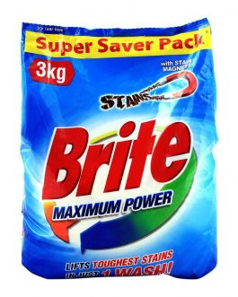 Brite Maximum Power Detergent Powder 3 KG