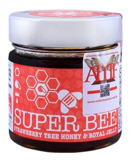 Super Bee Strawberry Tree Honey & Royal Jelly 260g