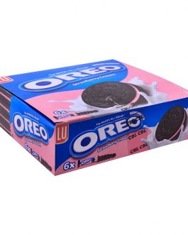 Oreo Strawberry Cream Biscuits, 57g, 6 Packs (6 Biscuits Per...