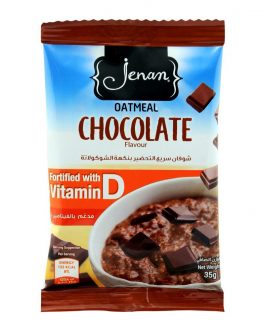 Jenan Oatmeal, Chocolate Flavour, Pouch, 35g