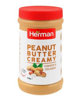 Herman Peanut Butter, Creamy, 510g