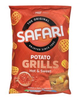 Safari Potato Grills Hot & Sweet Chips, 60g