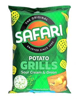 Safari Potato Grills Sour Cream & Onion Chips, 60g