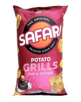 Safari Potato Grills Salt & Vinegar Chips, 125g