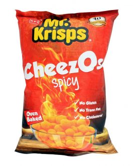 Mr. Krisps Cheezos, Spicy Flavor, Oven Baked, Gluten Free, 8...