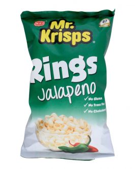 Mr. Krisps Rings, Jalapeno Flavor, Oven Baked, Gluten Free, ...