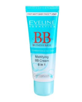 Eveline BB 8-In-1 Mattifying BB Light Complexion Cream, 40ml