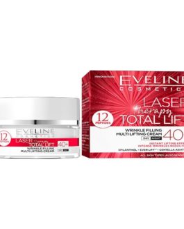 Eveline Laser Therapy Total Lift 40+ Wrinkle Filling Multi Lifting Day And Night Cream, All Skin Types, 50ml