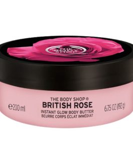 The Body Shop British Rose Instant Glow Body Butter, 200ml