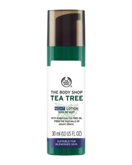 The Body Shop Tea Tree Night Lotion, Suitable for Blemished ...