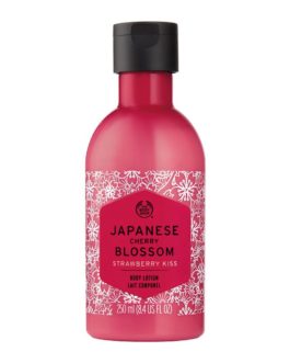 The Body Shop Japanese Cherry Blossom Strawberry Kiss Body Lotion, 250ml