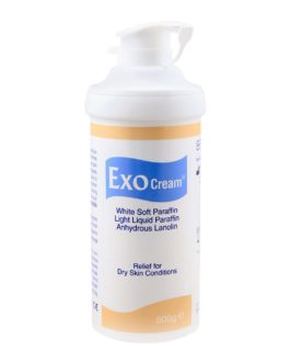 Exo Cream White Soft Paraffin Dry Skin Cream, 500g