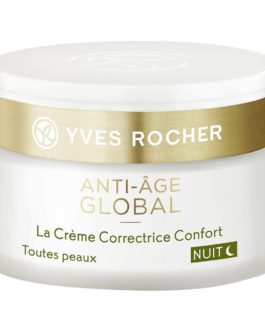 Yves Rocher Anti-Age Global Comfort Night Cream, All Skin Ty...