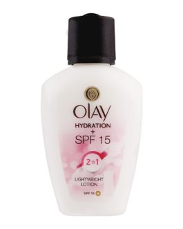 Olay 2-In-1 Hydration + SPF 15 Lightweight Lotion, 100ml