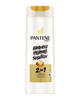 Pantene 2-In-1 Advanced Hairfall Solution Deep Black Shampoo...