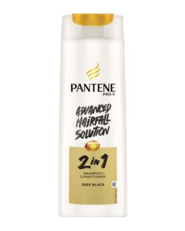 Pantene 2-In-1 Advanced Hairfall Solution Deep Black Shampoo...