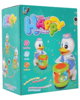 Live Long Donald Duck Happy Drummer With Light&Sound , 6622B