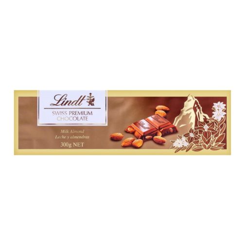 Lindt Premium Milk Almond Chocolate 300g