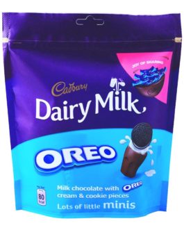 Cadbury Diary Milk Oreo Mini Bars, 188.5g, Bag