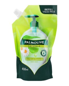 Palmolive Naturals Aloe Vera & Chamomile Liquid Handwash, Refill, 450ml, Pouch