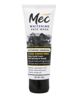 Mec Whitening Activated Charcoal Face Wash, 100g