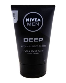 Nivea Men Deep Anti-Impurities Clean Face & Beard Wash, ...